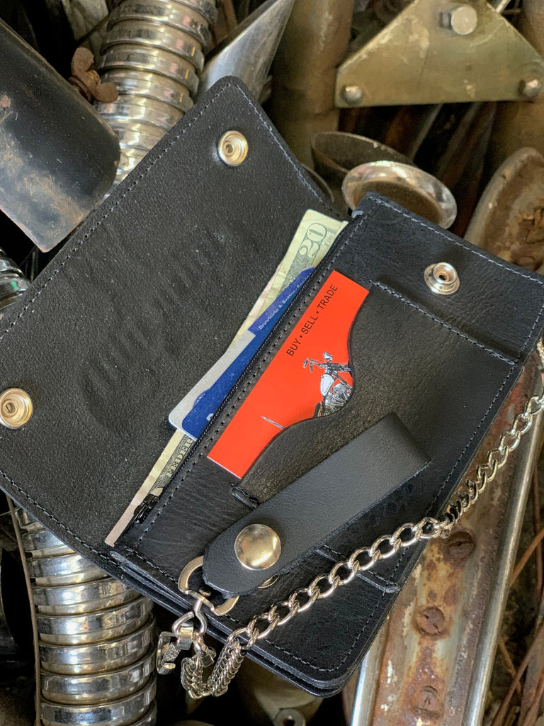 Leather Chain Wallet
